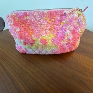 LoveShack Fancy Large Quilted Cosmetic Bag